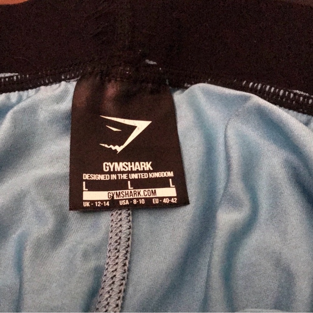 Gymshark - Black and Blue - Ambition - Geometric Leggings - Picture 5 of 7
